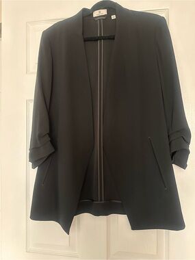 Babaton  Women's Black Open Front Blazer Jacket Size 10